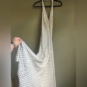 NWT Zara polkadot halter dress